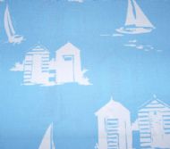 Beach Huts blue